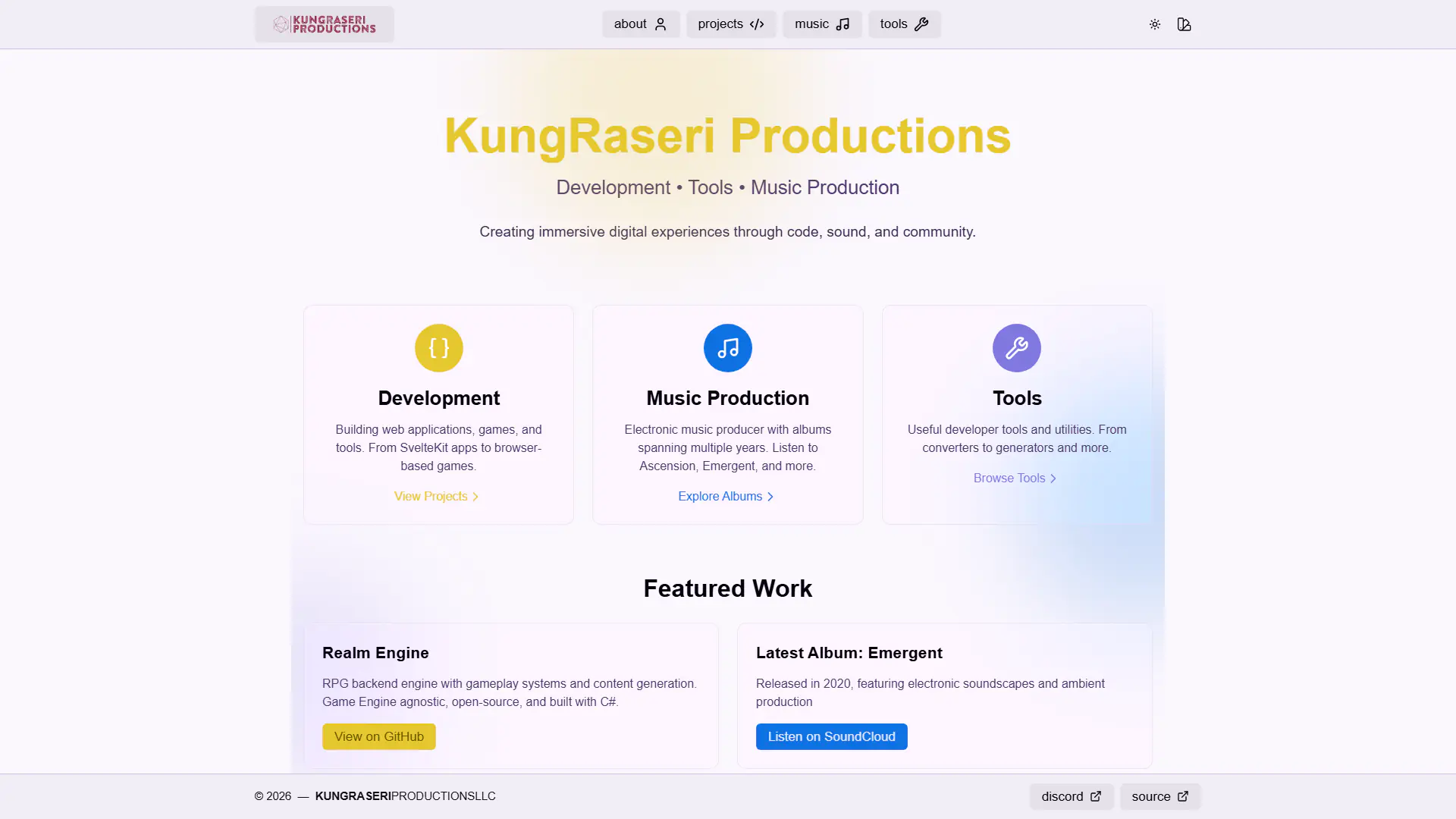 Developer Portfolio — kungraseri.dev
