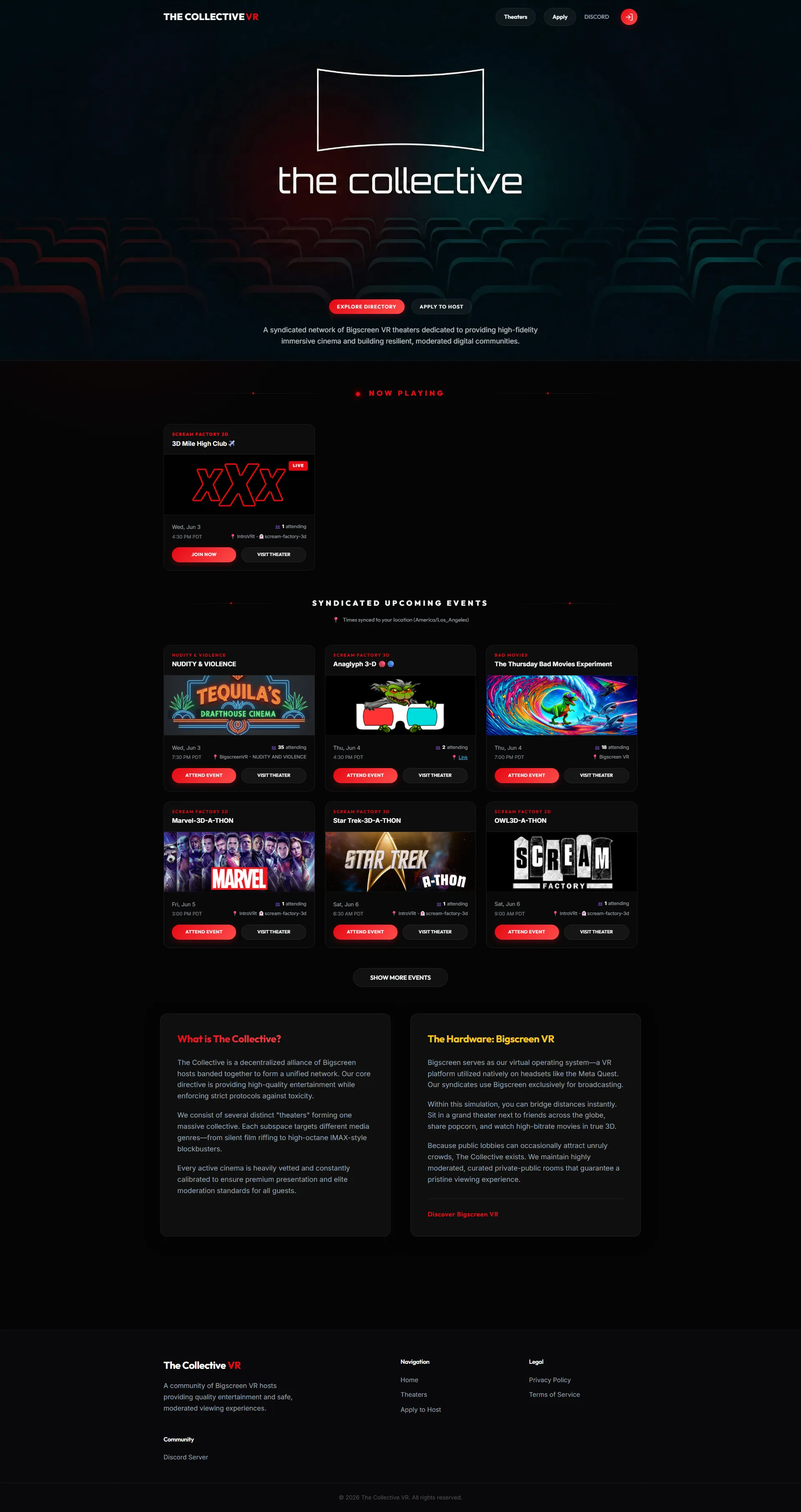 VR Experience Platform — The Collective VR